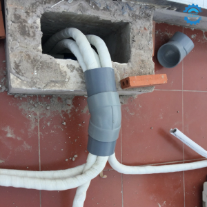 thi công ống đồng máy lạnh âm tường