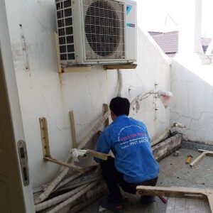 thi công lắp đặt ống đồng máy lạnh quận 2
