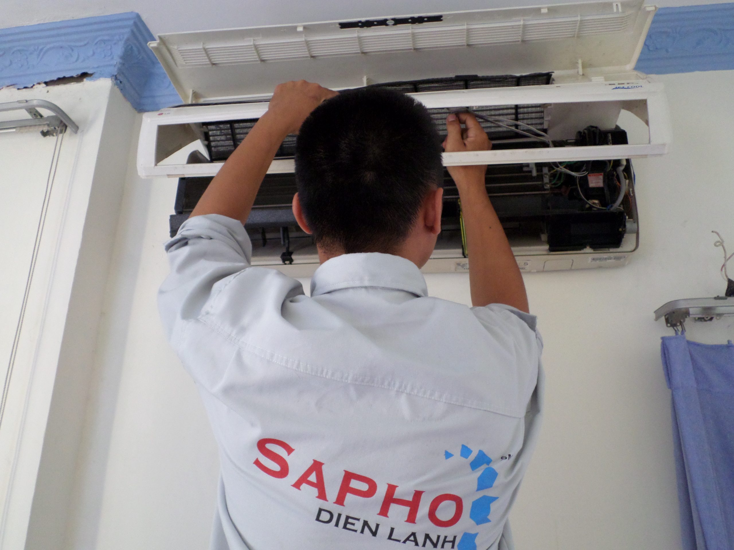 Sửa chữa máy lạnh Thuận An Bình Dương