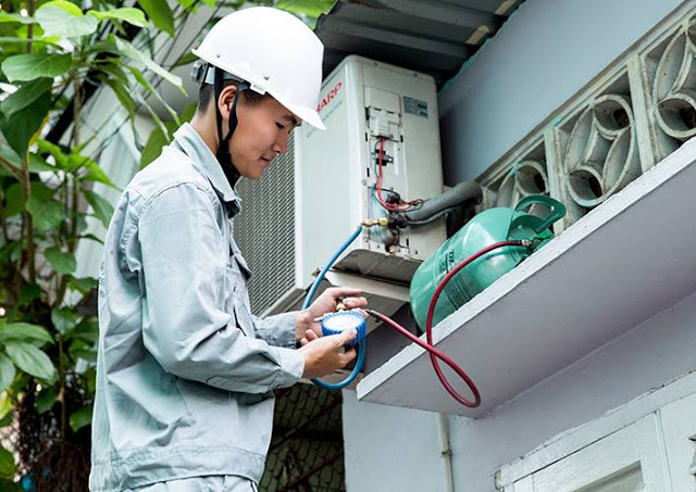 Bơm gas máy lạnh tại Thủ Dầu Một