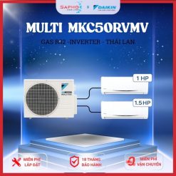 Combo Điều hòa Daikin Multi S MKC50/ 1.0HP +1.5HP Model Thái lan