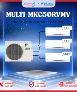 Combo Điều hòa Daikin Multi S MKC50/ 1.0HP +1.0HP +1.5HP Model Thái lan