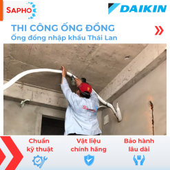 Thi Công Ống Đồng Máy Lạnh Âm Tường